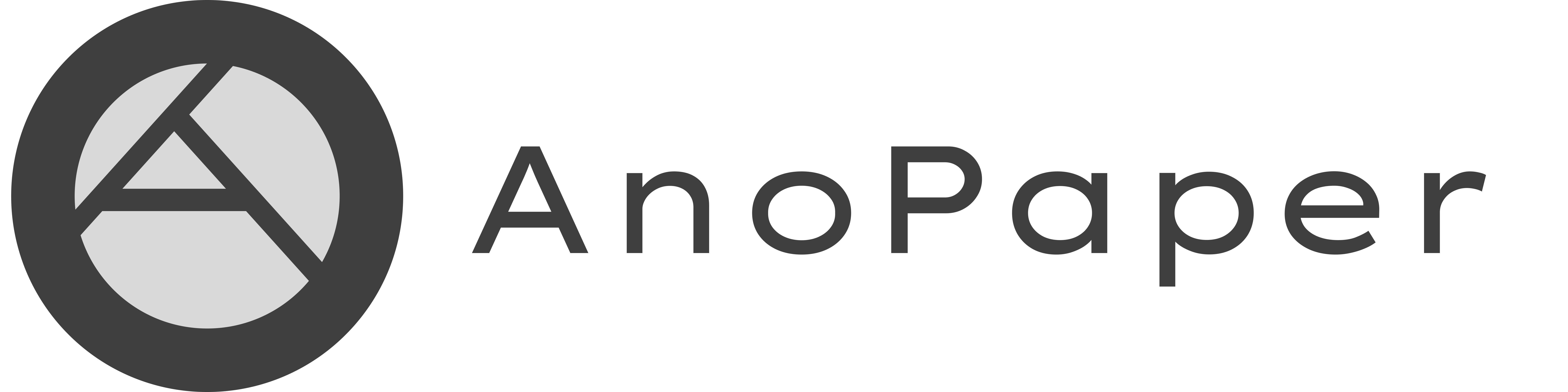 Anopaper logo with text